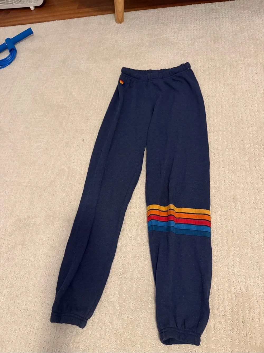 navy aviator nation sweatpants